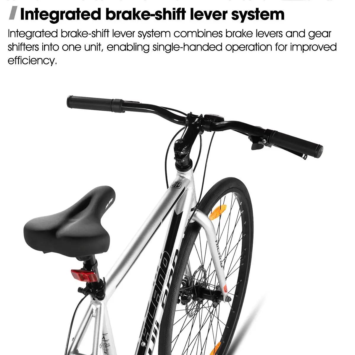 Damen Herren Trekkingrad 28 Zoll 7-Gang Aluminium Scheibenbremse Clifford 6/7