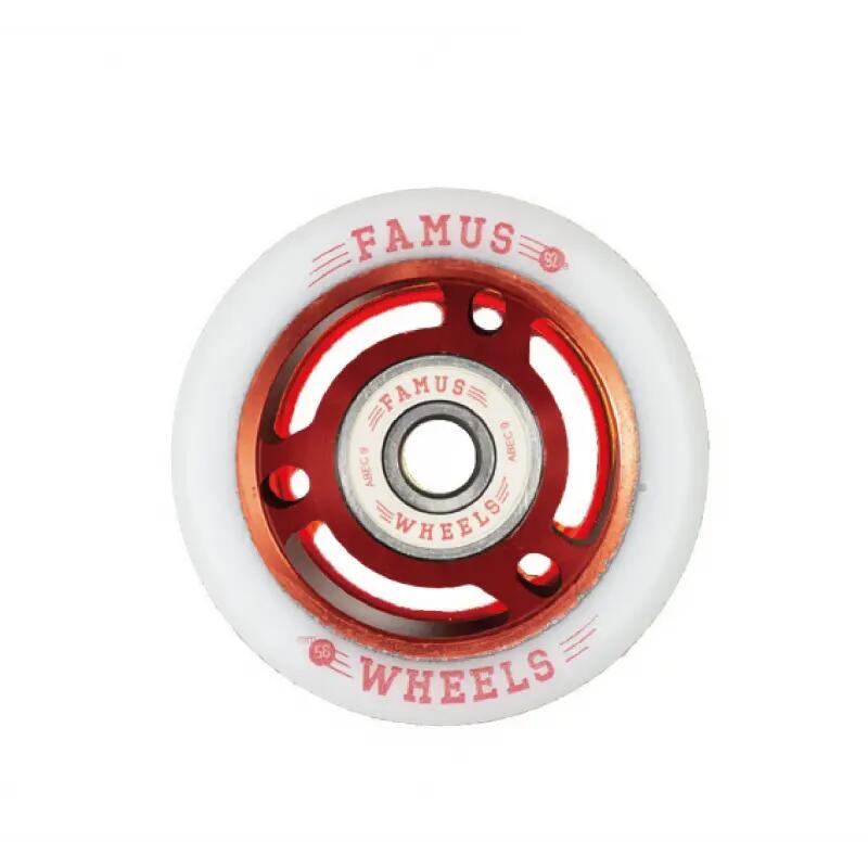 FAMUS Rad QUAD Rot Weiß [x8] 3/4