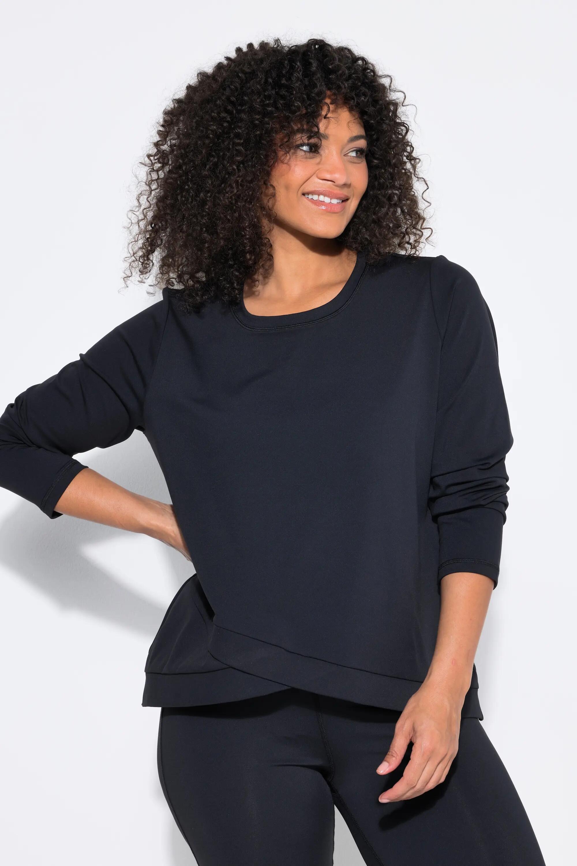 Femme T-shirt de yoga coupe Slim Fit décolleté rond et manches longues 5/11