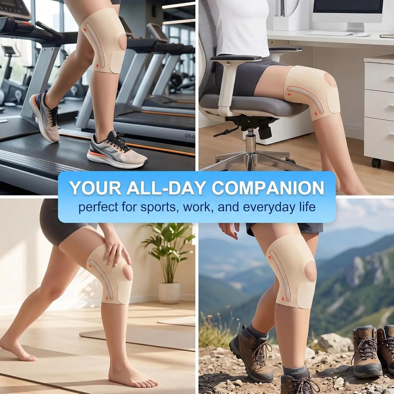 Genouillère de sport pour l'arthrose, les ligaments et le ménisque, manchon de c 6/7