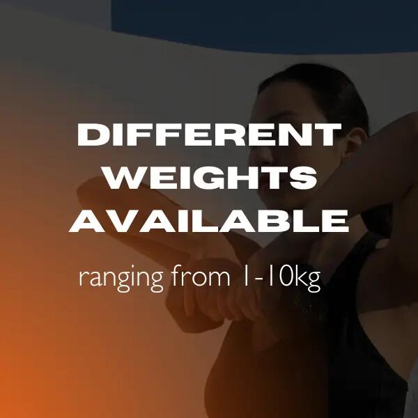 ITM Fitness - Vinyl Neoprene Dumbbell – Vinyl Coated Hand Weights (Pairs) - 8KG 5/8