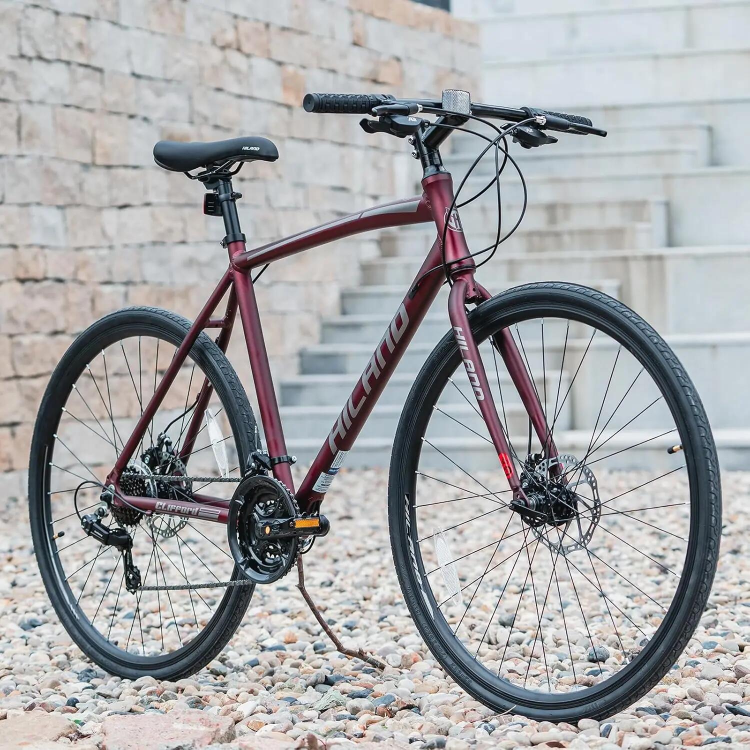 Hombre Bicicleta de Carretera 28 Pulgadas 21 Velocidades Disco 700C 6/7