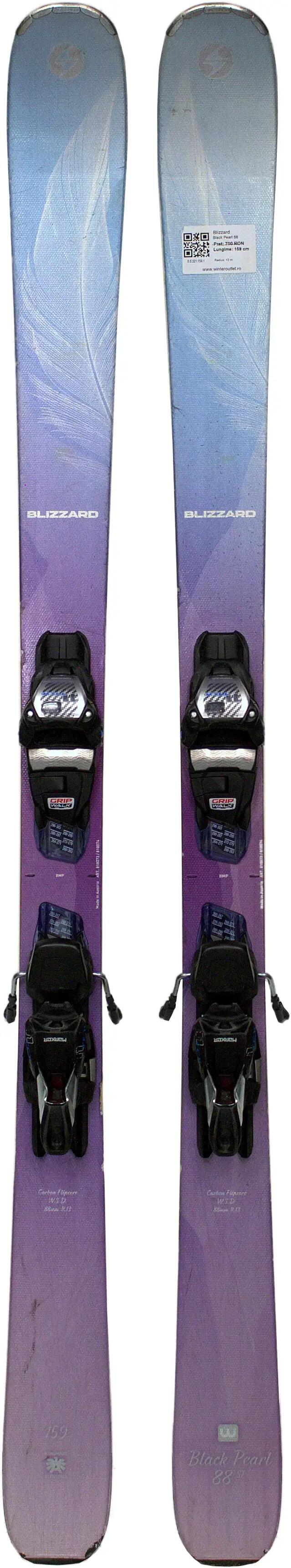 2ND LIFE - Lyže Blizzard Black Pearl 88 159cm 2/5