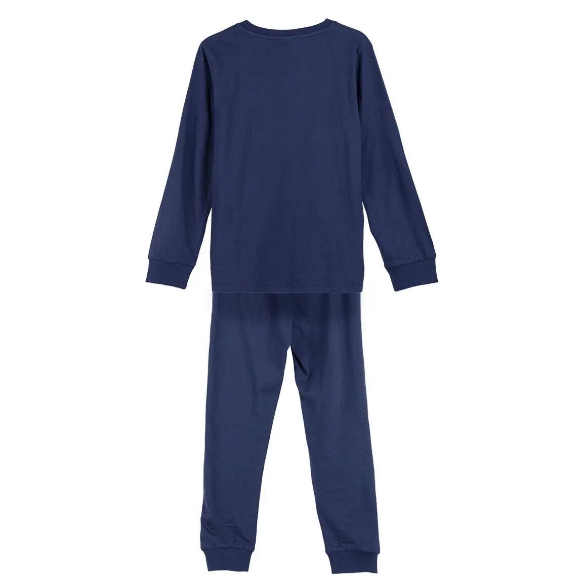Pyjama Long Enfant Spiderman Deux Pièces en Coton Bleu Marine 2/5