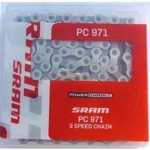 Lant Sram Pc-971 - 9 Viteze, 1/2 X 11/128 Inch, Auriu