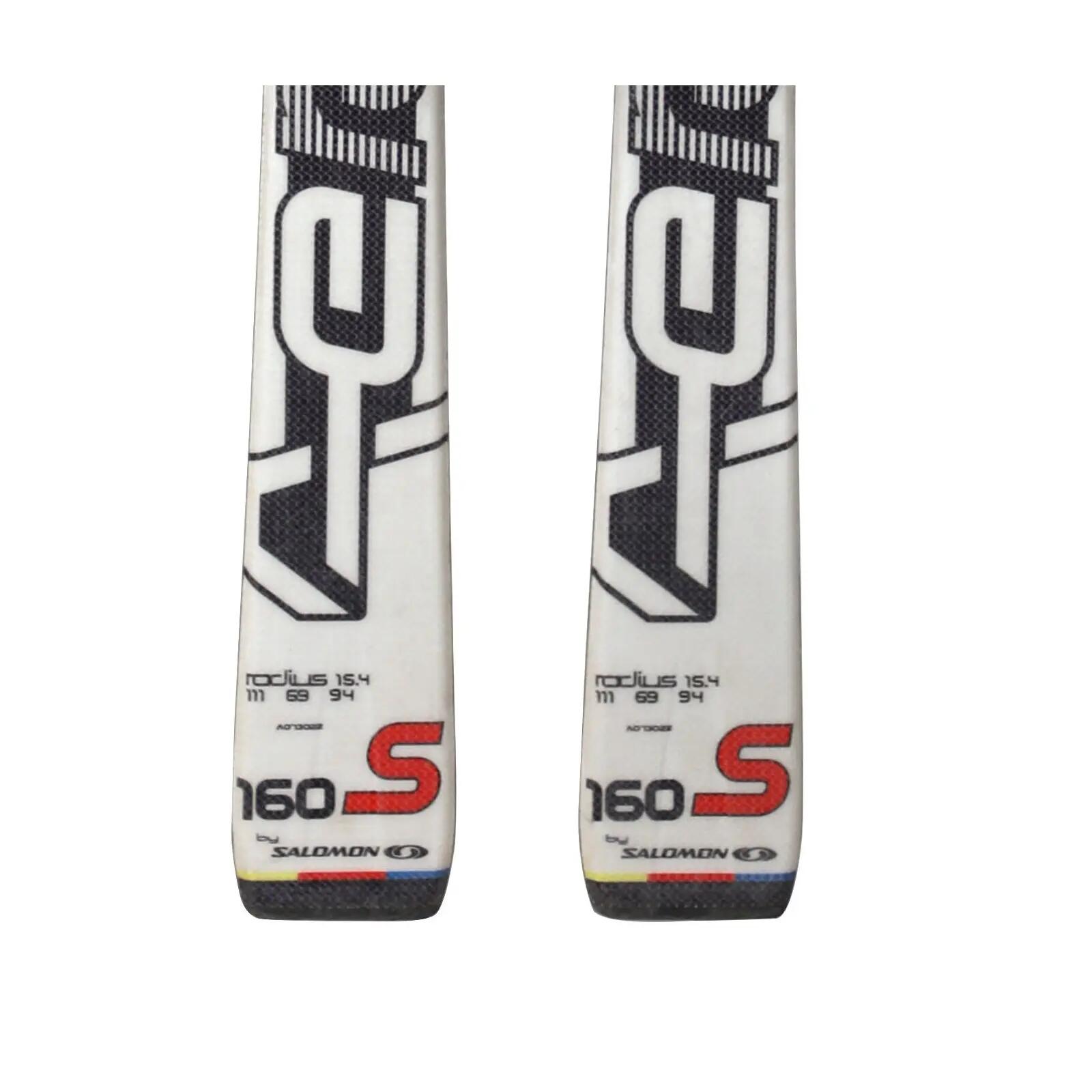 RECONDITIONNE - Ski Salomon Aero S + Fixations 4/4