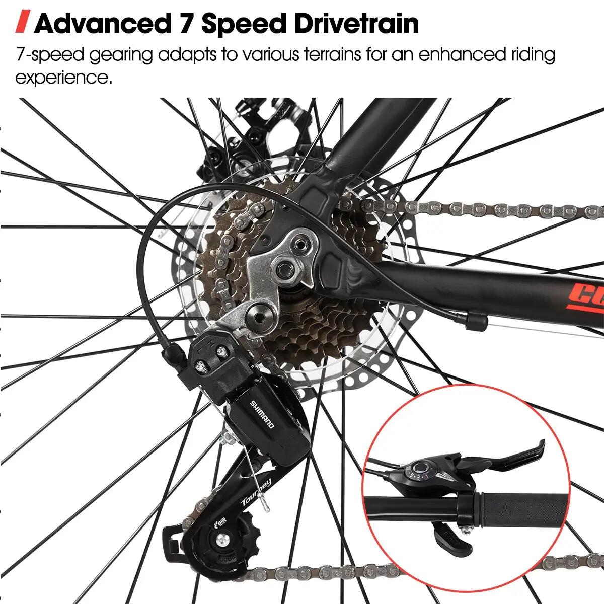 Damen Herren Trekkingrad 28 Zoll 7-Gang Aluminium Scheibenbremse Clifford 3/7