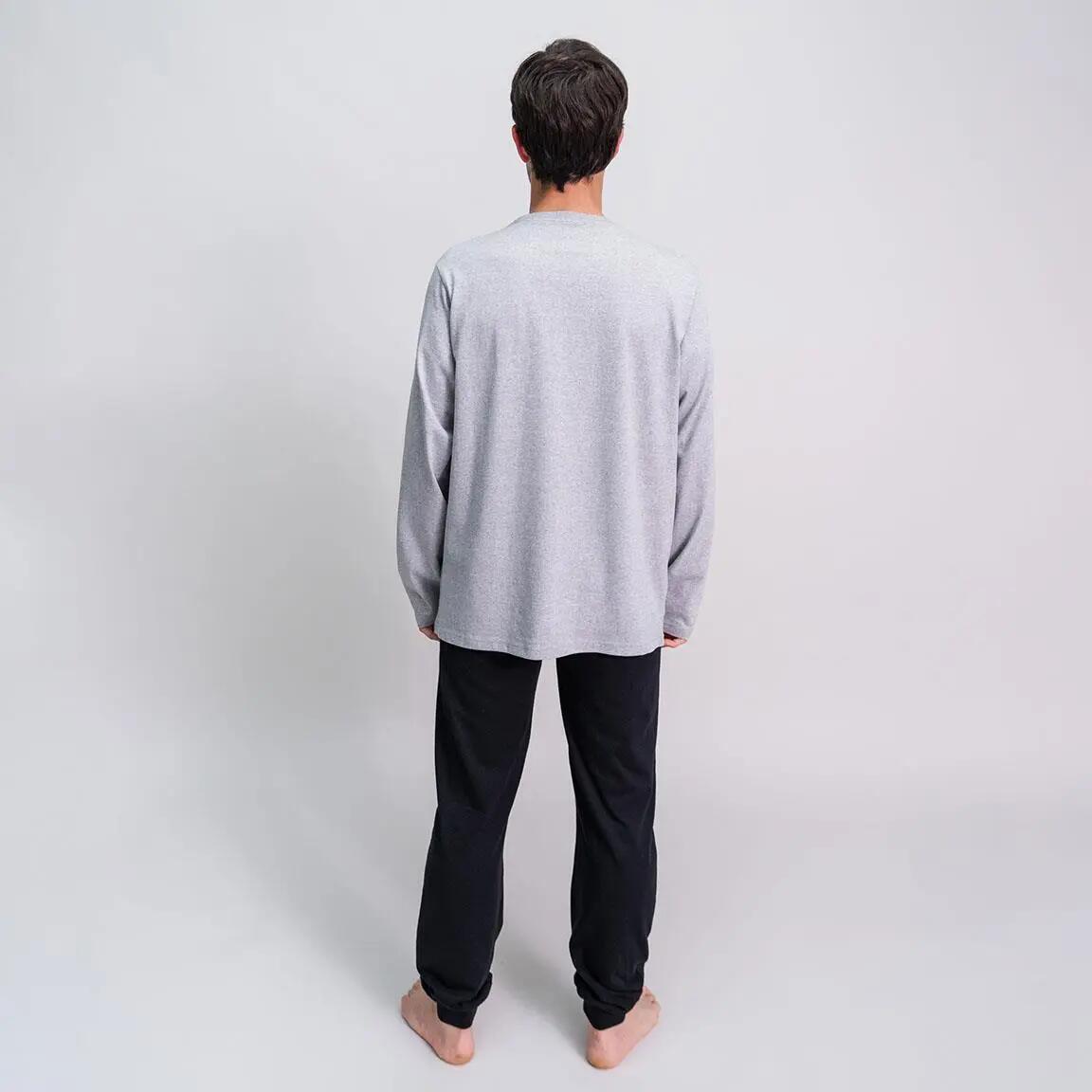 Pyjama Long Adulte Marvel Deux Pièces en Coton Gris 5/5
