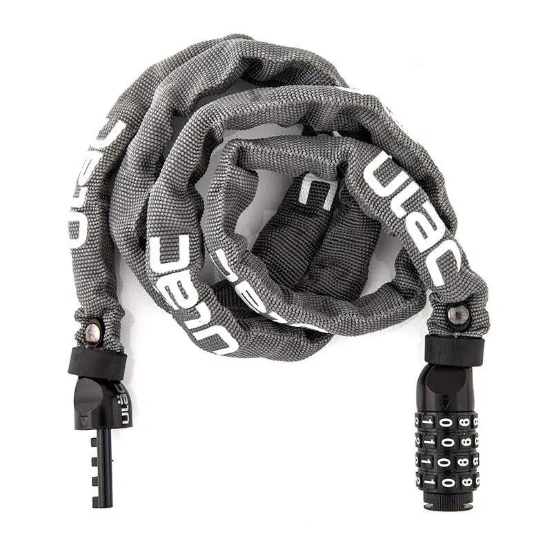 Antifurt Ulac Street Fighter cu cifru, otel calit ultra-rezistent, gri