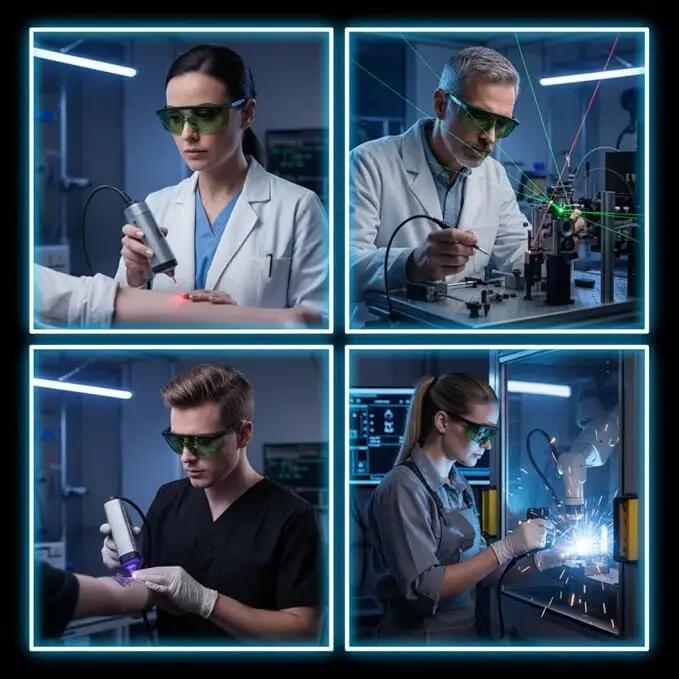 Lunettes de protection laser 200-2000 nm, lunettes de protection 6/6