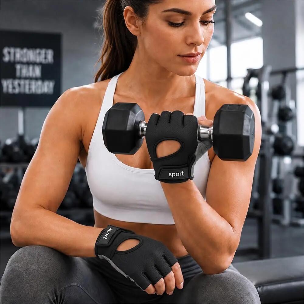 Gants de cyclisme unisexes pour hommes et femmes (VTT) – Mitaines avec rembourra 7/7