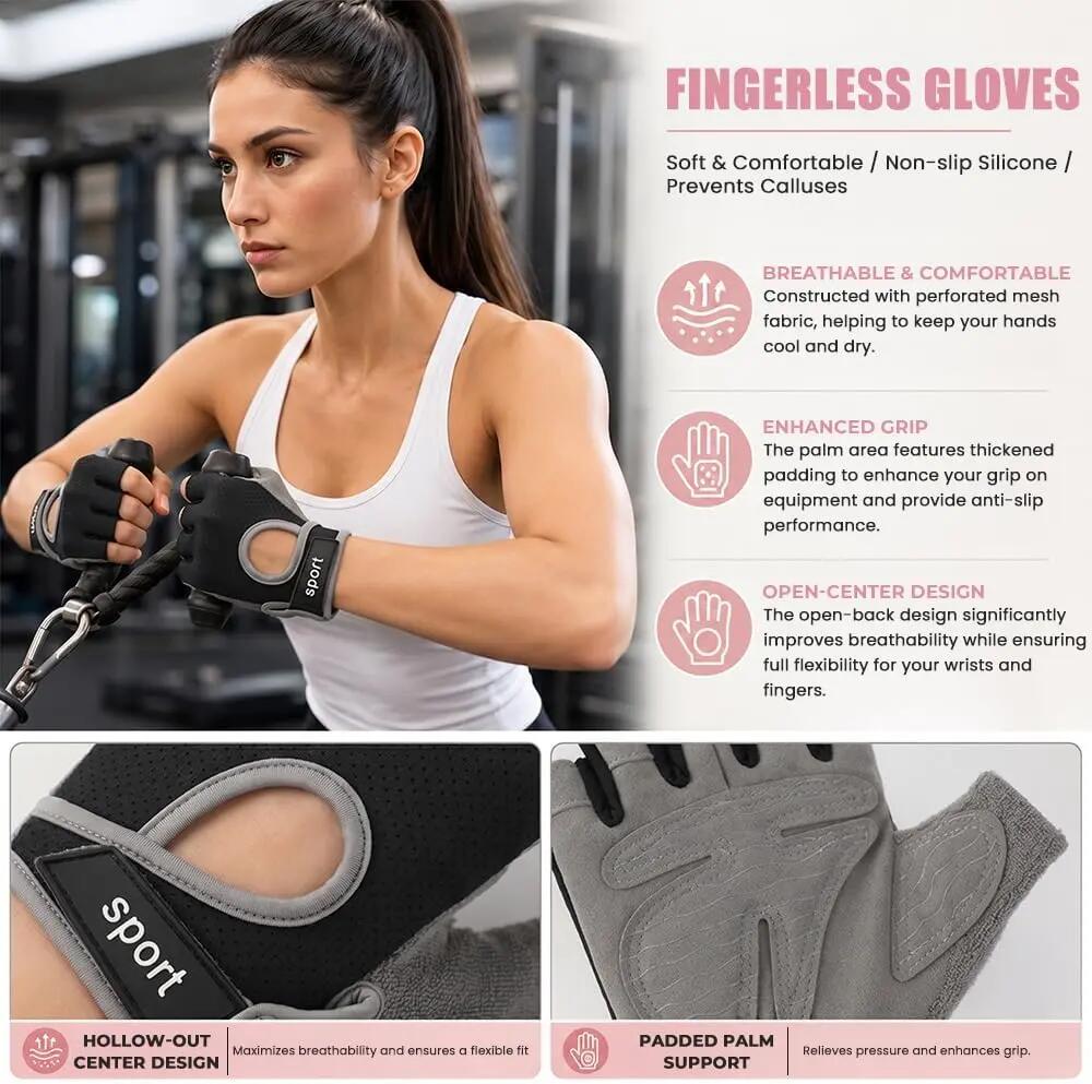 Gants de cyclisme unisexes pour hommes et femmes (VTT) – Mitaines avec rembourra 3/7