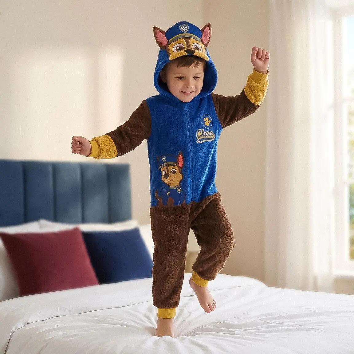 Pyjama Long Enfant Paw Patrol Deux Pièces en Polyester Bleu 6/6