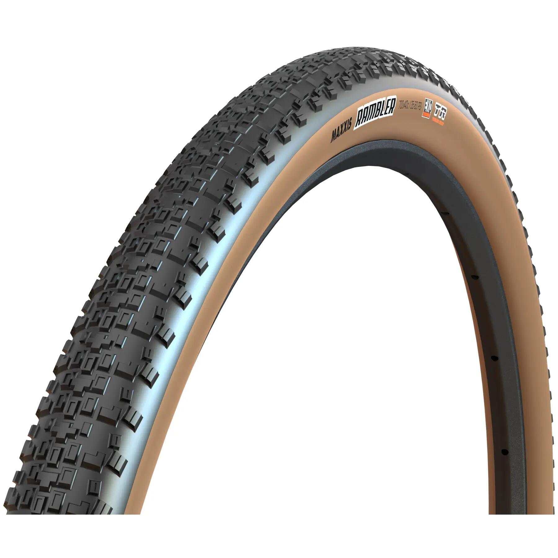 Cauciuc bicicleta Maxxis Rambler 700x40, gravel, tanwall, EXO, TR
