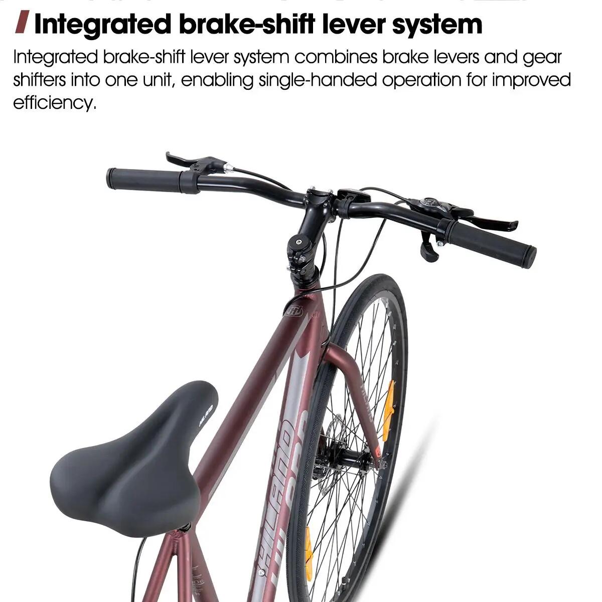 Damen Herren Trekkingrad 28 Zoll 7-Gang Aluminium Scheibenbremse Clifford 6/7