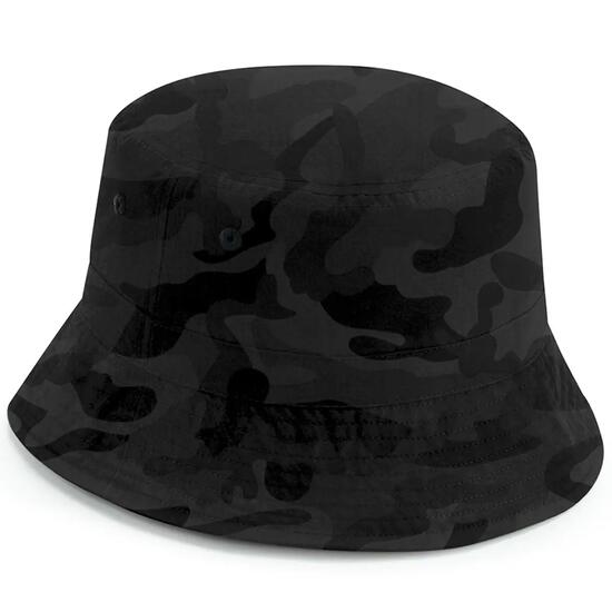 Cappello da pescatore in poliestere riciclato Beechfield - Mightnight Camo