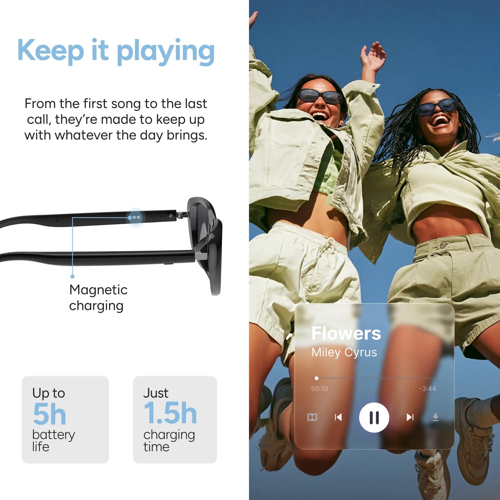 Lunettes connectées  Sonance avec audio 4/6