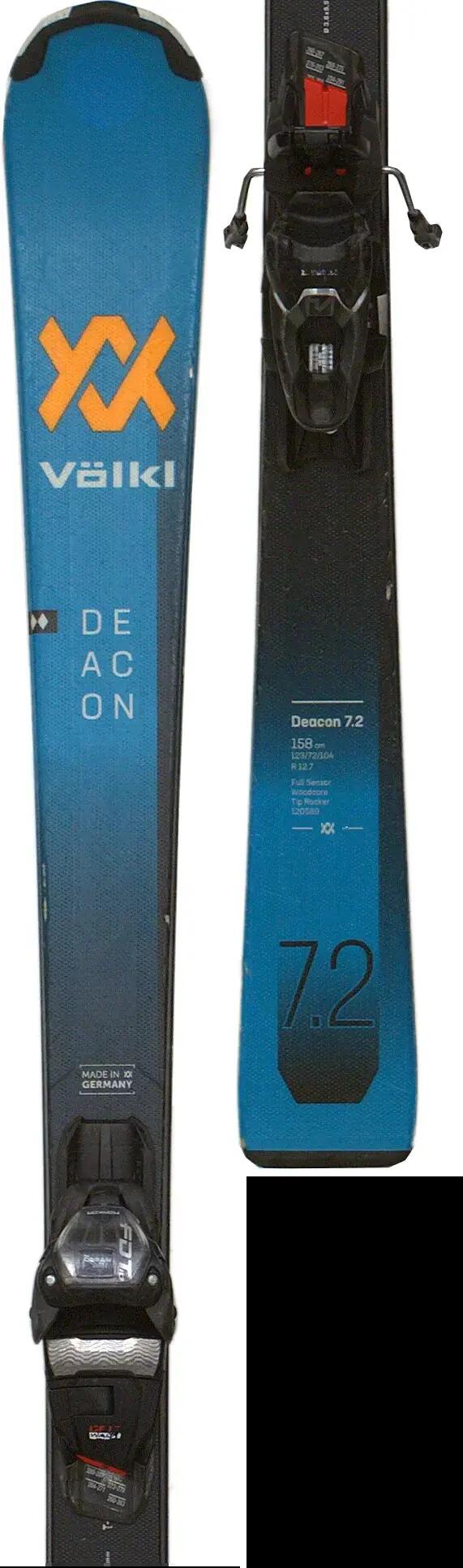 Second life - Narty Volkl Deacon 7.2 144cm 3/5