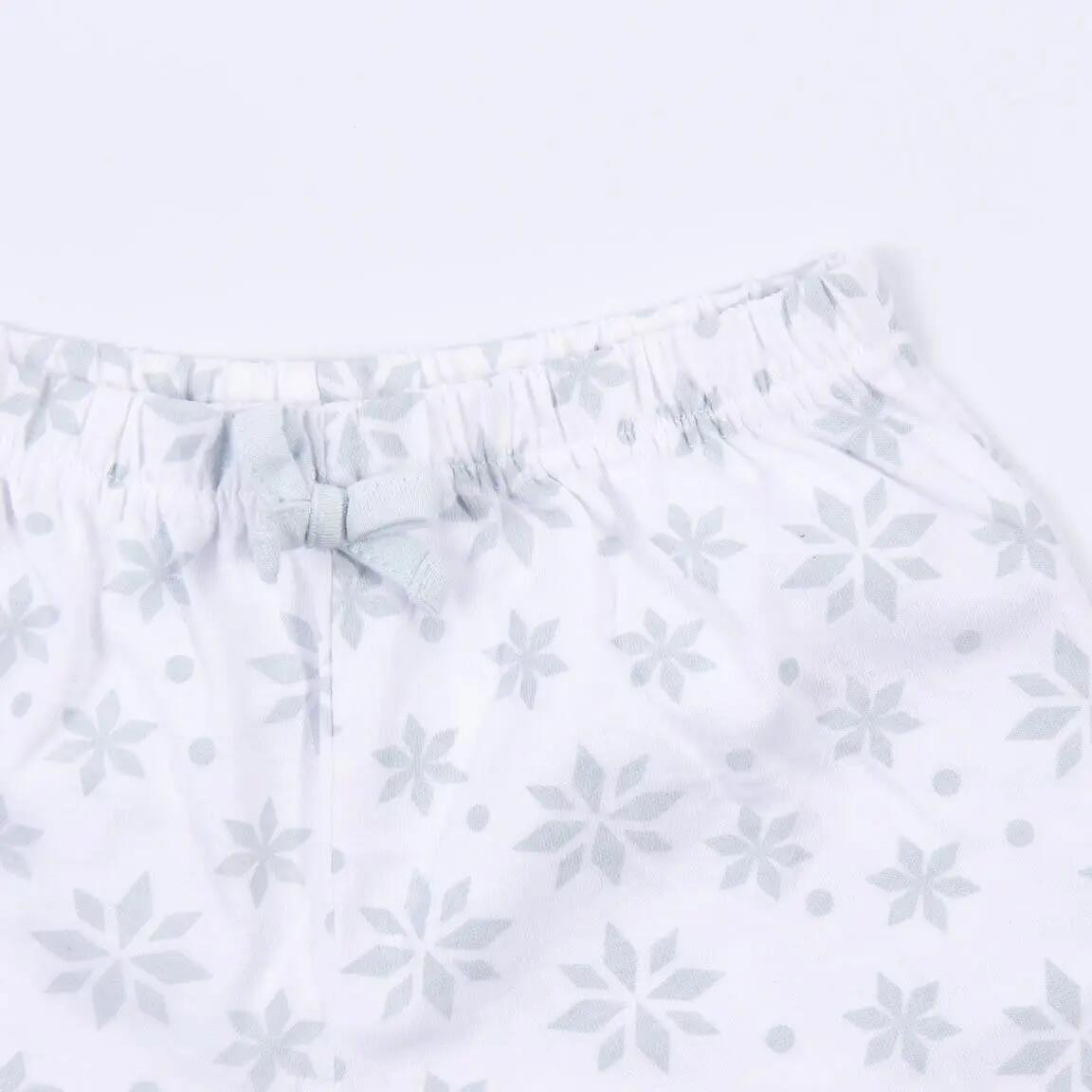 Pijama Corto Infantil Frozen de Dos Piezas de Algodón Azul Claro 5/5
