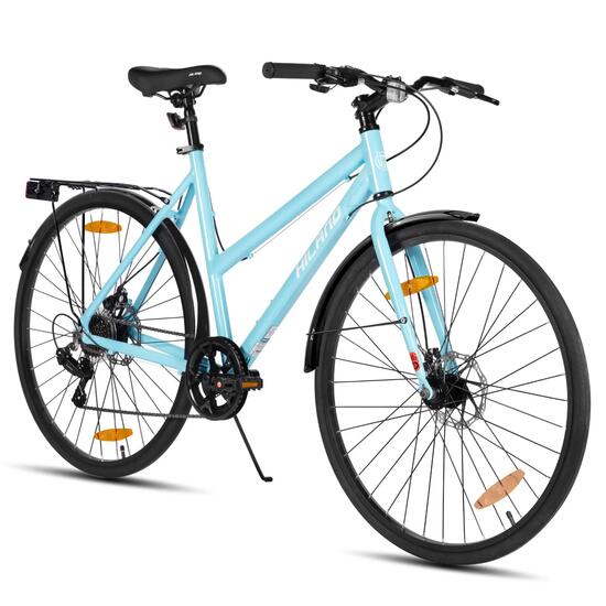 Damen Herren Citybike 28 Zoll 7-Gang Aluminium Scheibenbremse 700C