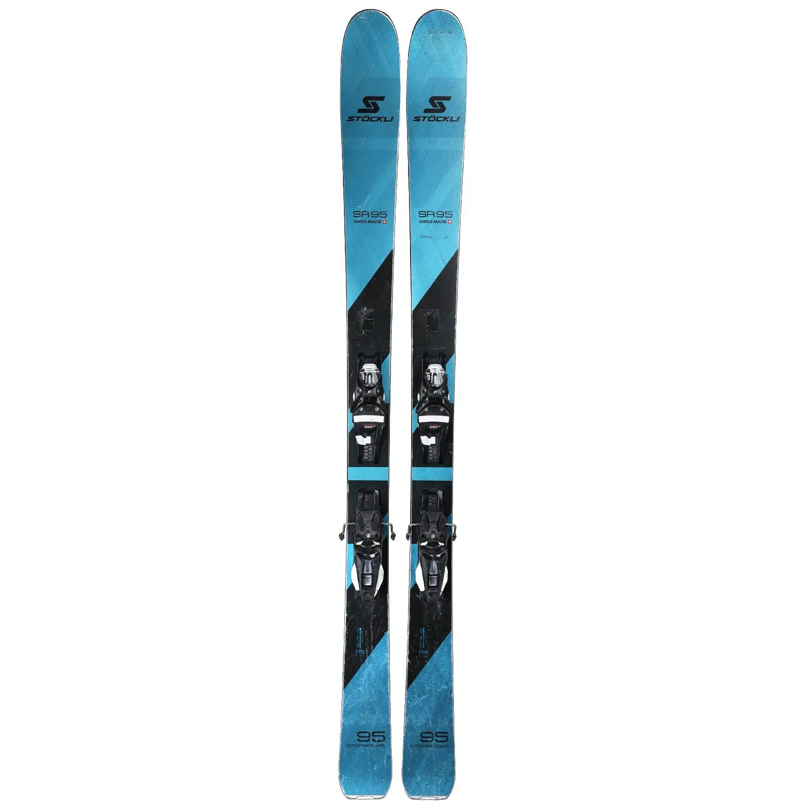 RECONDITIONNE - Ski Stockli Stormrider Sr 95 + Fixations 2/4