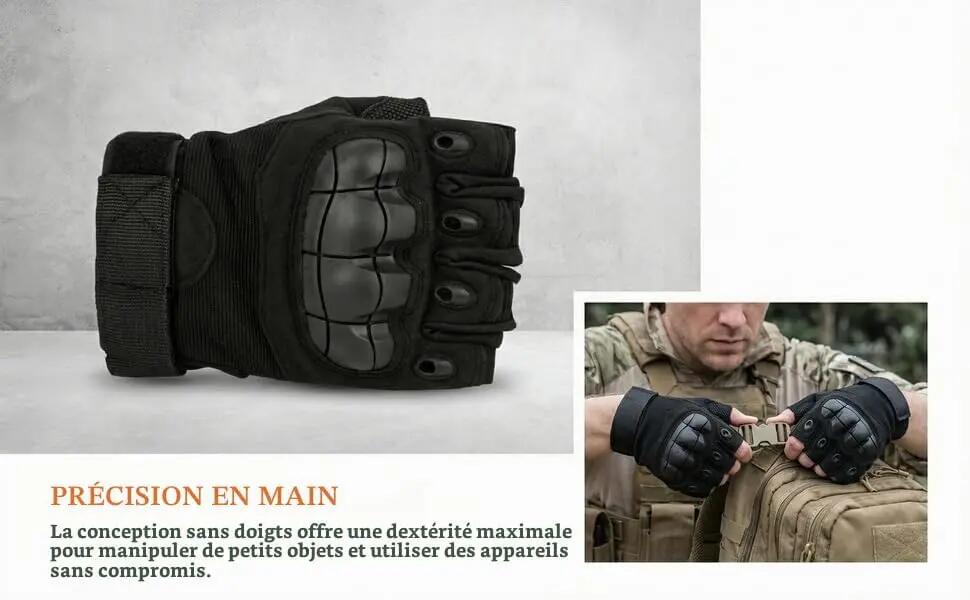 Gants de cyclisme sans doigts — antidérapants et respirants, dotés d'un design d 4/8