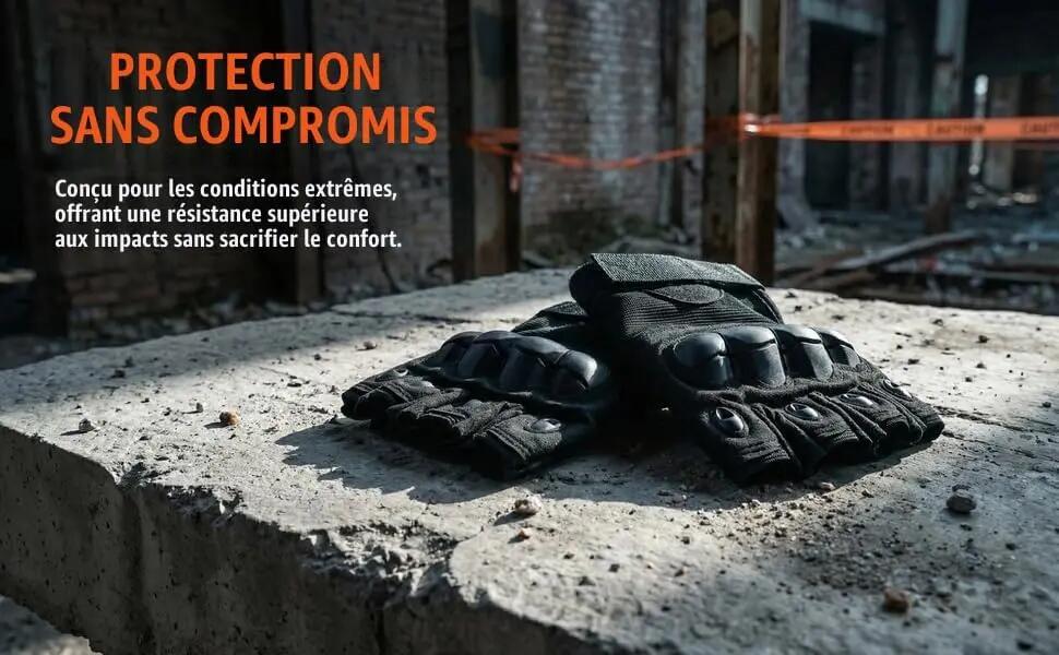 Gants de cyclisme sans doigts — antidérapants et respirants, dotés d'un design d 2/8