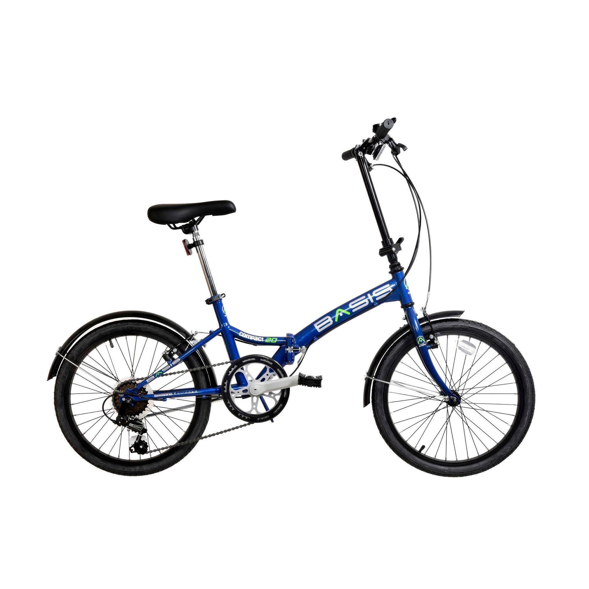 Basis Compact 20In Folding Commuter Bicycle - Royal Blue 1/2