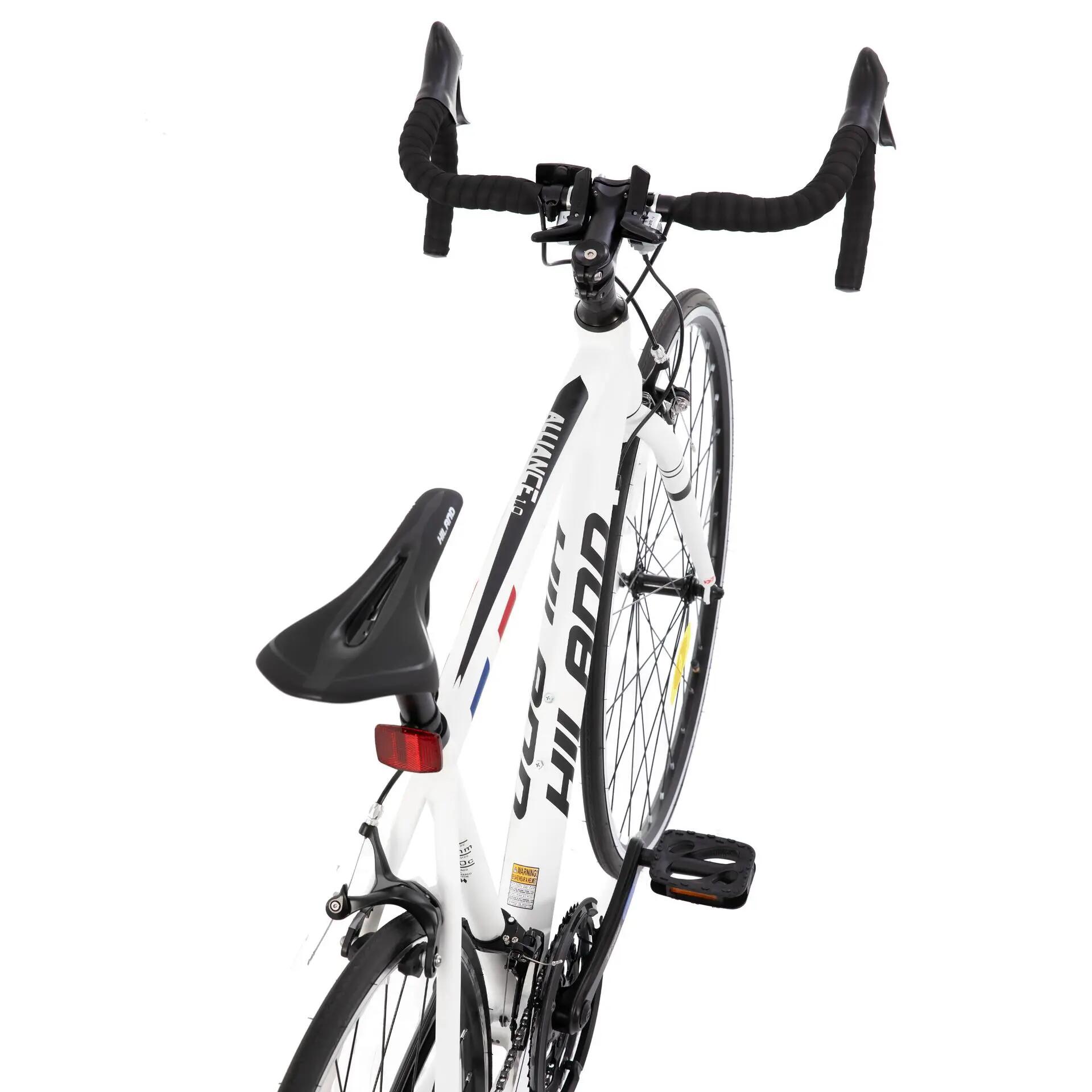Mujer Hombre Bicicleta de Carretera 700C 14 Velocidades Cuadro Aluminio Ligero 6/7
