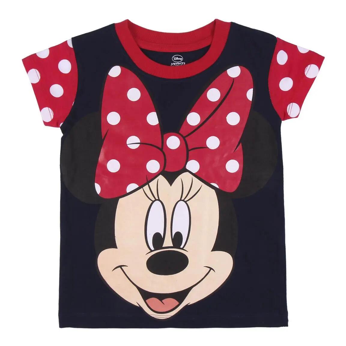 Pyjama Kort Kinder Minnie Tweedelig van Katoen Rood 2/5