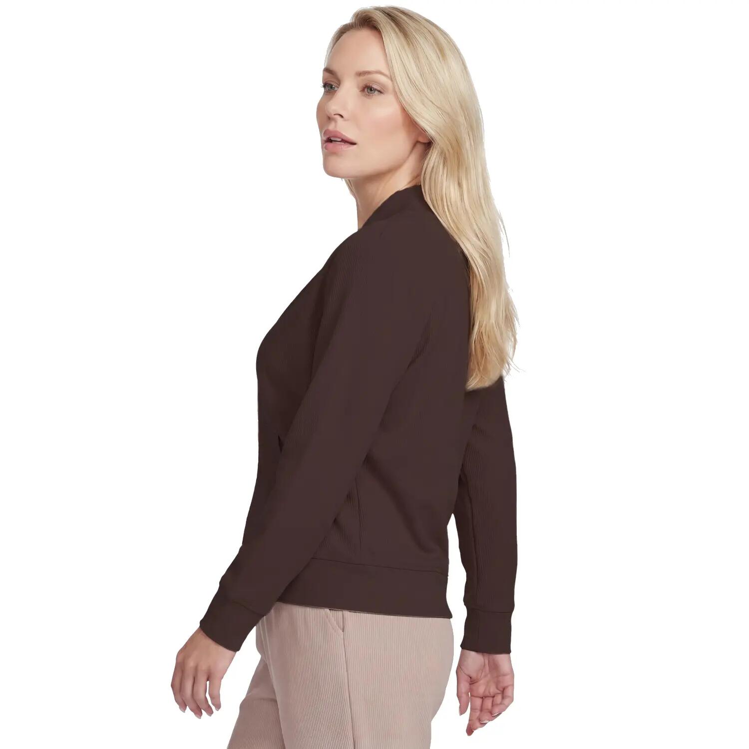 Bluza dresowa sportowa damska Go Luxe Rib Hoodie 2/3