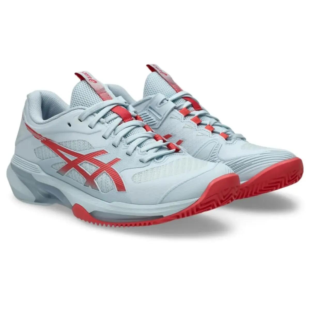 Zapatillas - Tenis - Estables - Solution Speed FF 4 - Azure/Rojo 3/4