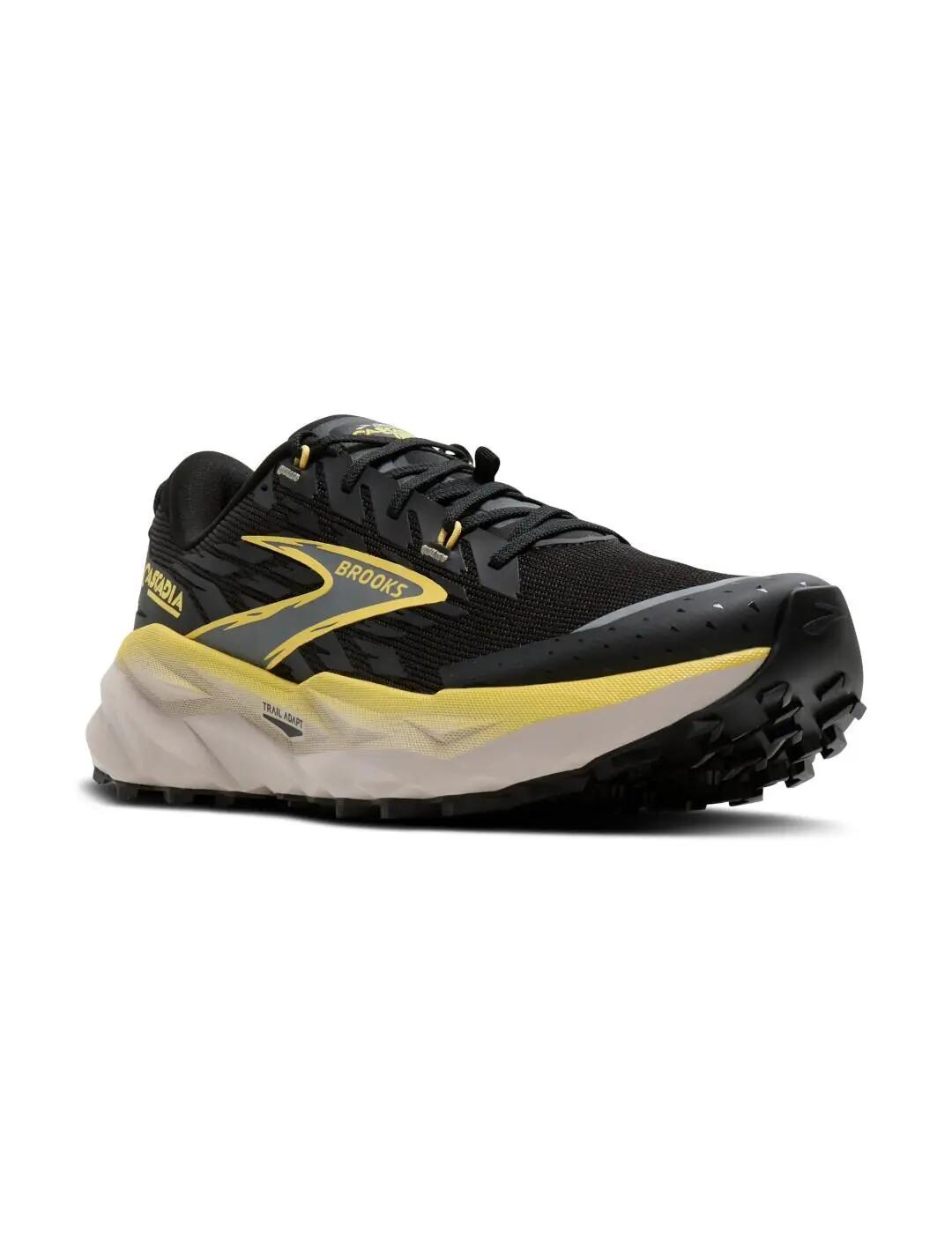 Scarpe da ginnastica da uomo Brooks Cascadia 19 nere 3/7