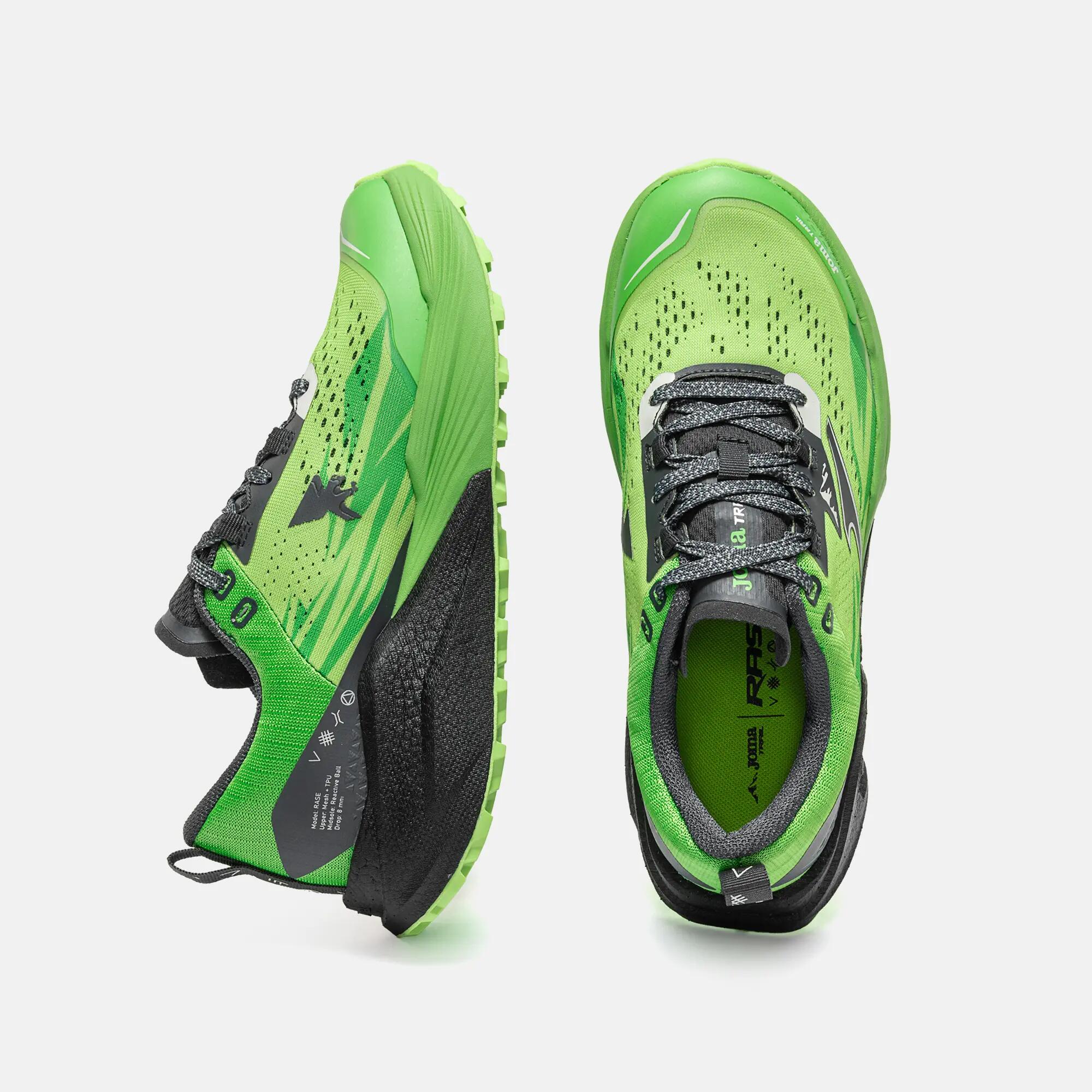 Zapatillas Trail Hombre Joma Rase Men 26 Verde Flúor 4/7