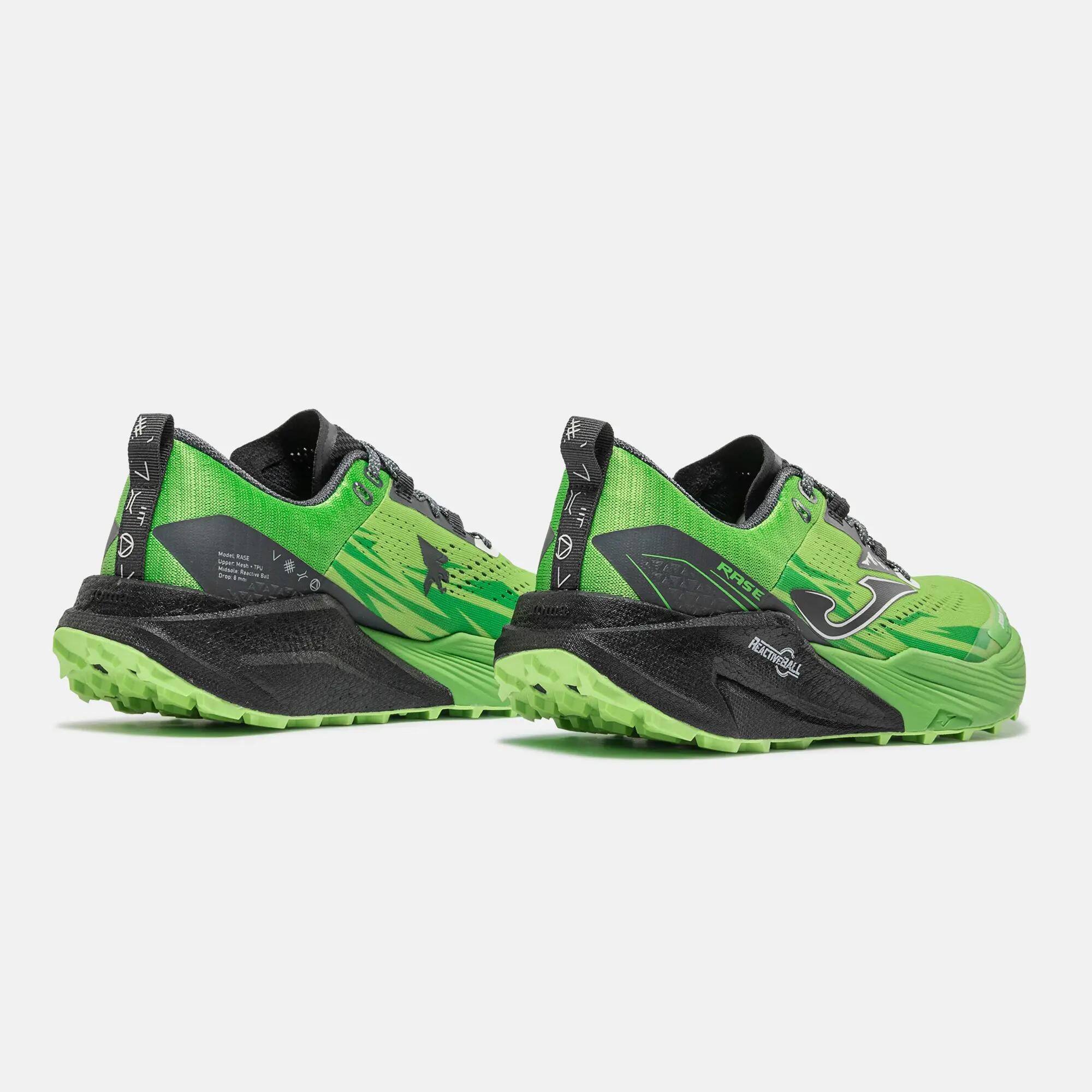Zapatillas Trail Hombre Joma Rase Men 26 Verde Flúor 3/7
