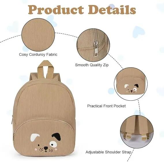 Cartable Scolaire Maternelle Sac à Dos Mignon Bagages Enfant, Cadeau Bebe Mini S 3/7