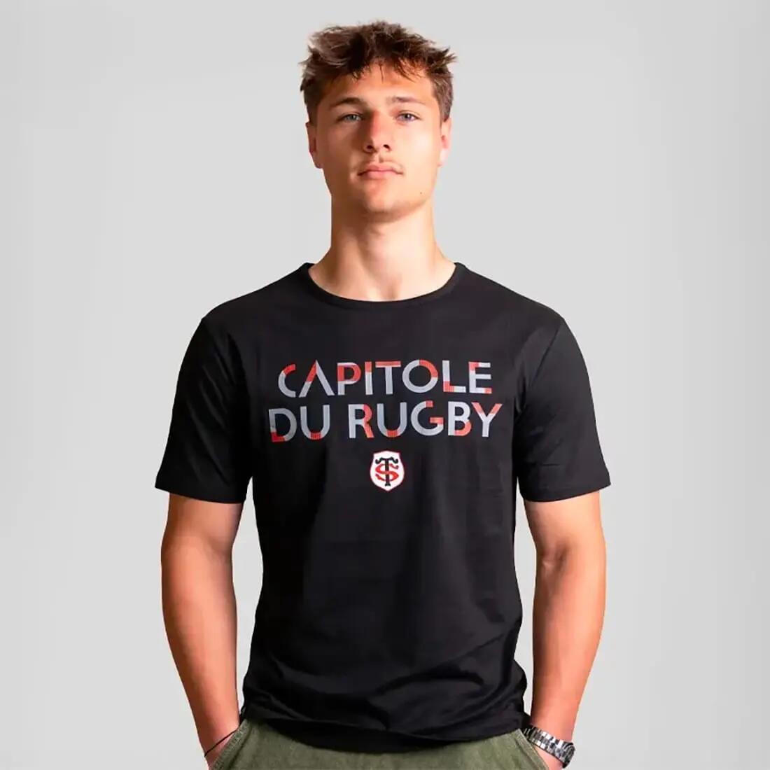 Stade Toulousain Capitole Du Rugby T-shirt Schwarz 1/3