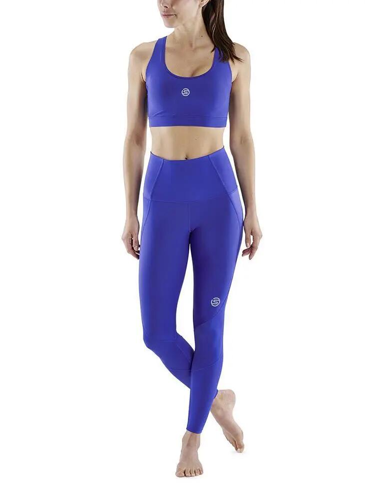SKINS Series-3 Damen Active BH - Schillerndes Blau 1/1