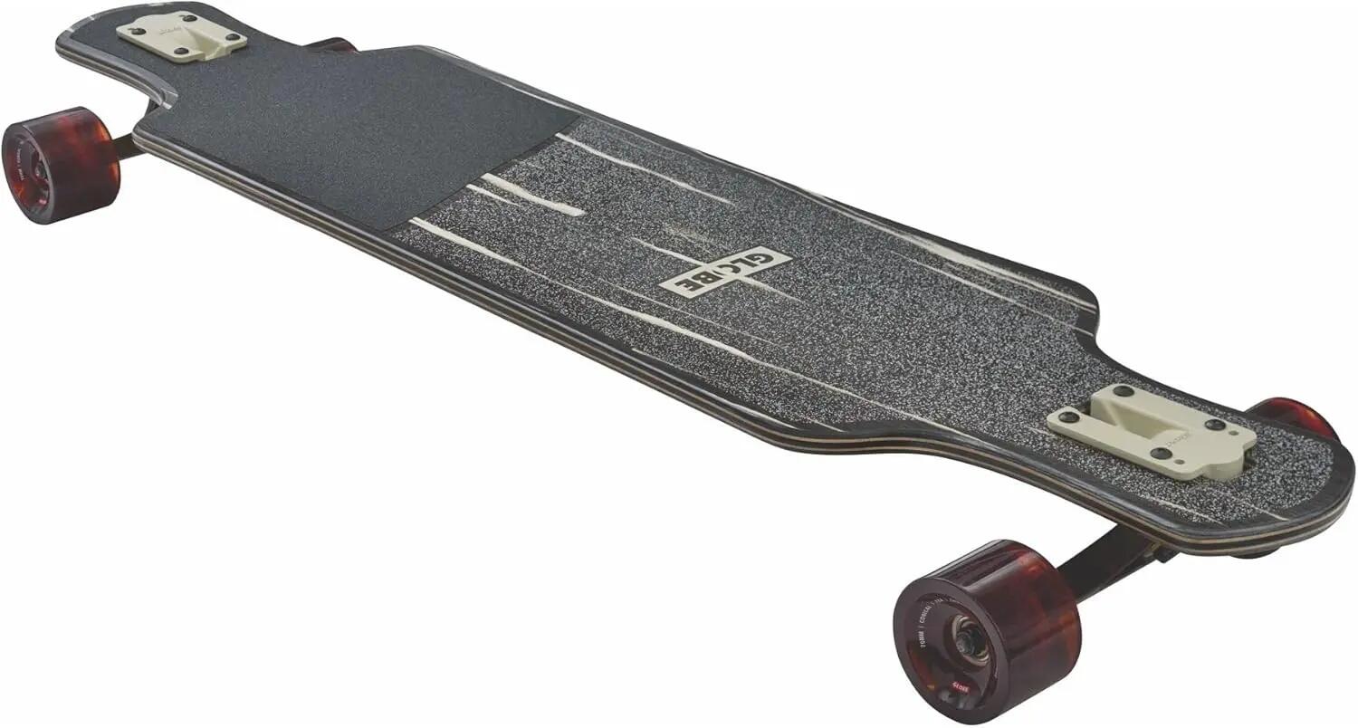 Longboard Globe Geminon Rock 40″ – Macassar noir/Epitome | Cruiser à bascule 3/4