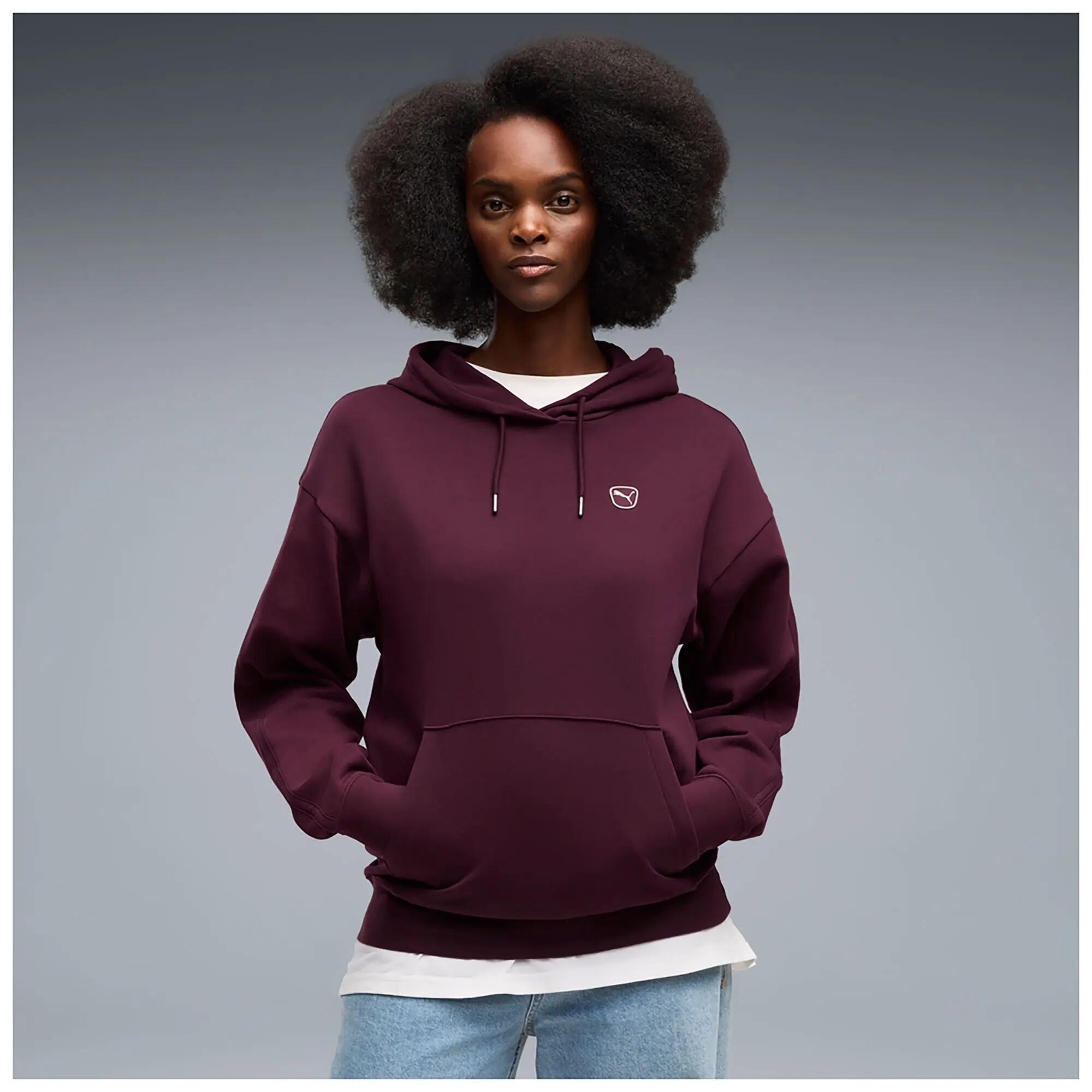 Sweatshirt Puma Ess Elevated Comfort Hoodie Fl Mulher 2/4