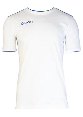 Akron junior new orleans katoenen t-shirt - wit / koningsblauw