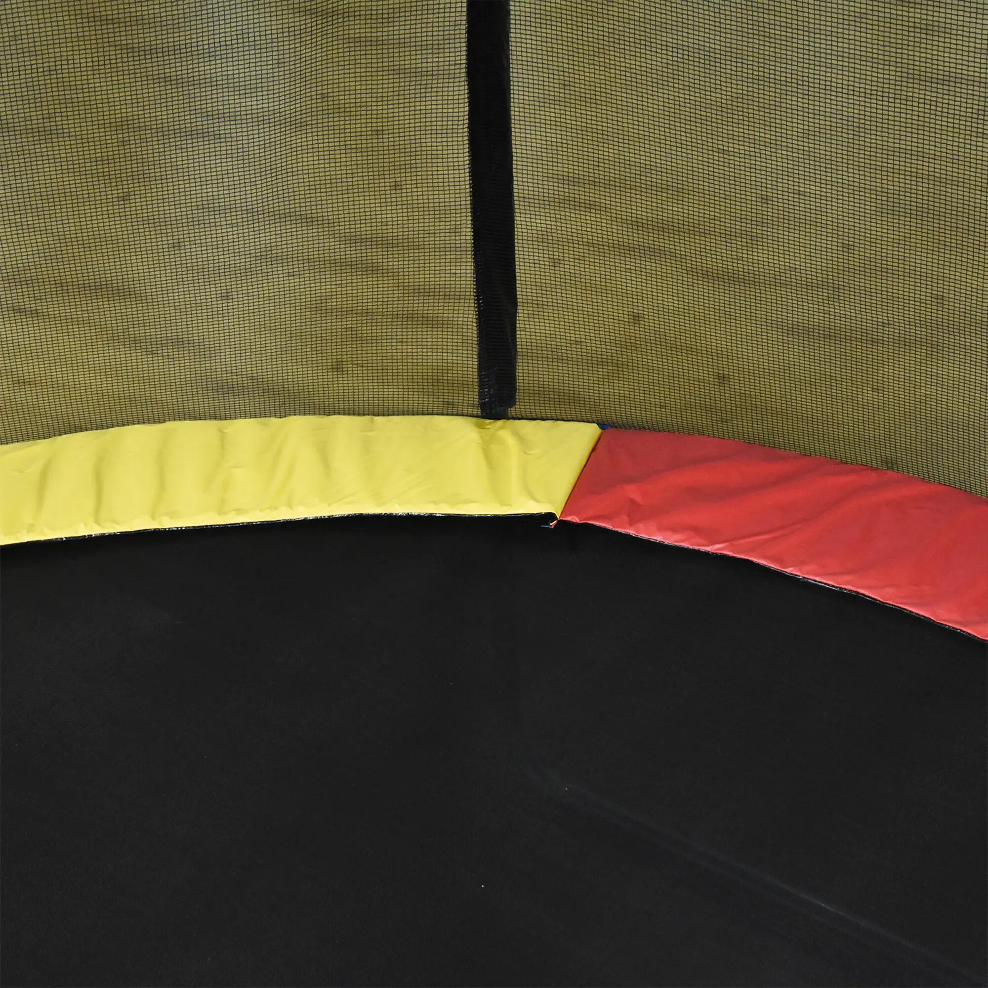 Bordure rembourrée pour trampoline, protection de jardin en plastique, Ø 244 cm, 9/9