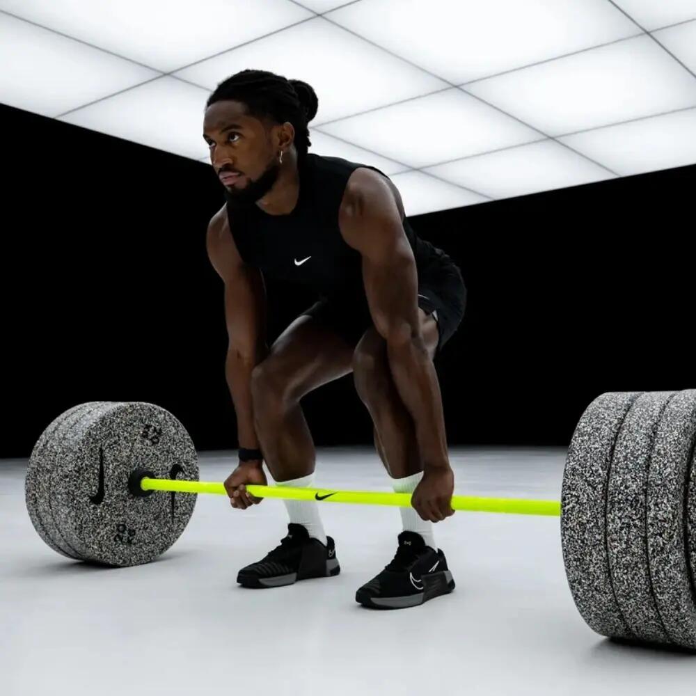 Gryf Olimpijski Nike Shield Barbell Volt Swoosh 20 kg 2/7