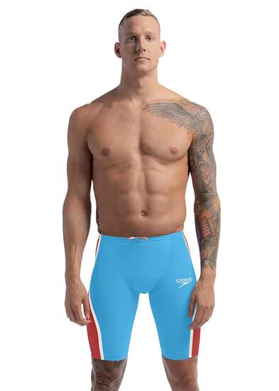 Speedo Fastskin LZR Pure Intent 2.0 Taille haute Jammer - Bleu Picton / Rouge