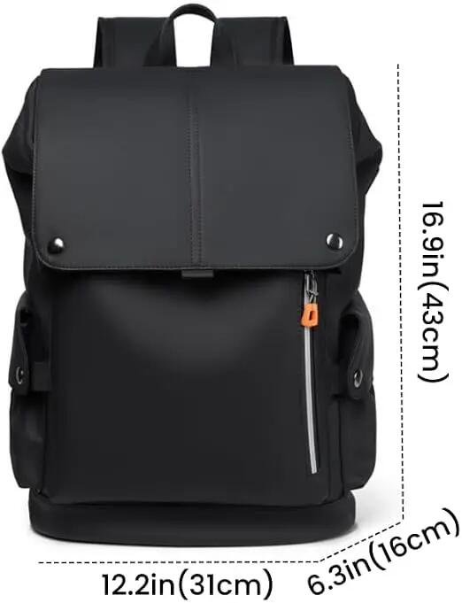Sac à dos homme grande capacité, imperméable, bandoulière idéale pour le travail 2/7