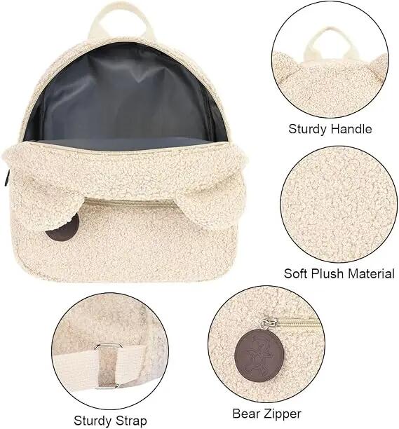 Cartable Scolaire Maternelle Sac à Dos Mignon Bagages Enfant, Cadeau Bebe Mini S 2/6