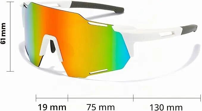 Lunettes de cyclisme, lunettes de soleil pour hommes et femmes, protection UV400 2/6