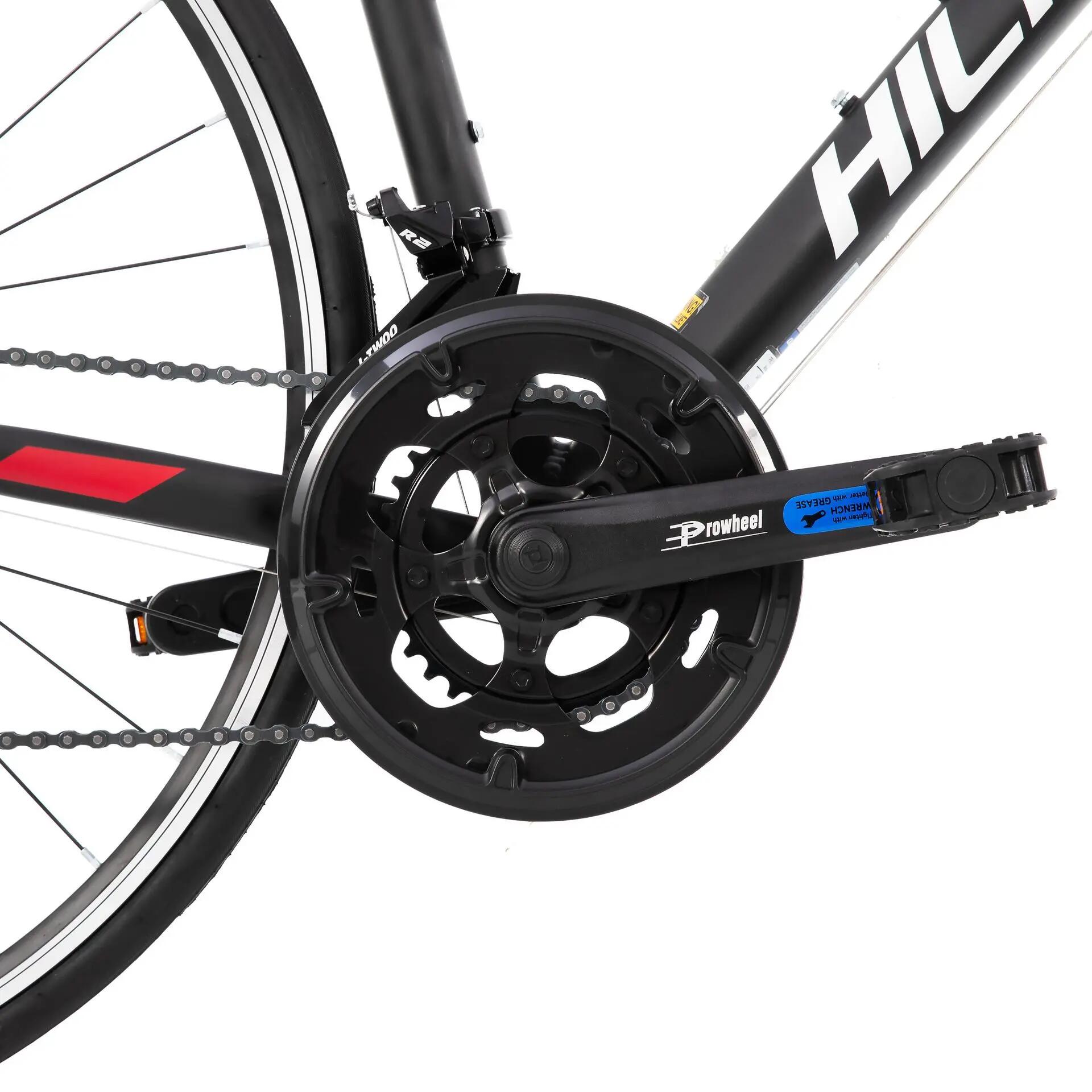 Mujer Hombre Bicicleta de Carretera 700C 14 Velocidades Cuadro Aluminio Ligero 2/7