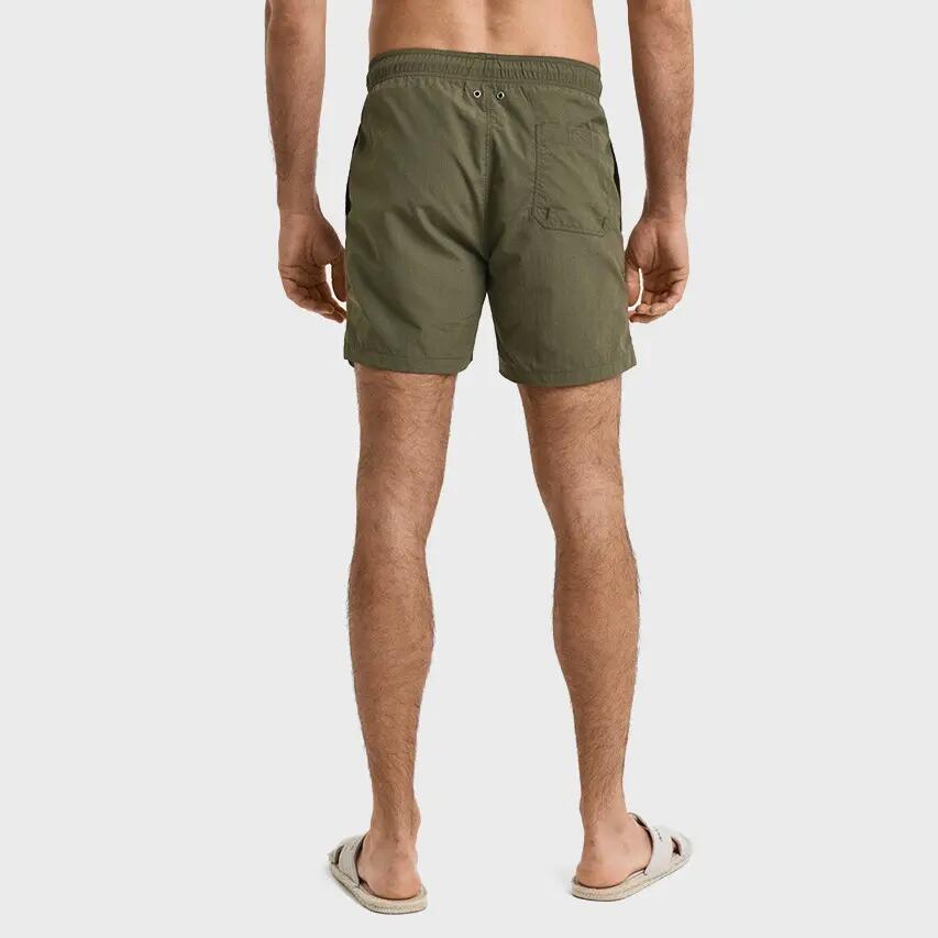 Heren Zwemshort Basic Mini Logo Groen II 3/4