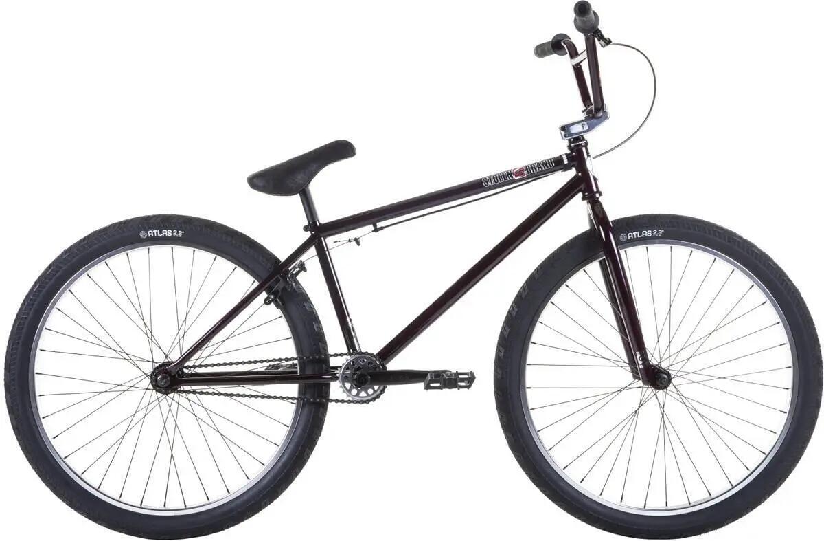Unisex - bmx - fahrrad - chromoly - zeke 26 - deep purple/silver 2/4